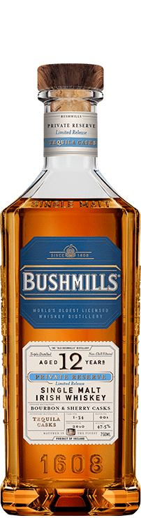 BUSHMILLS SINGLE MALT PRIVATE RESERVE TEQUILA CASK 750ML