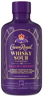 CROWN ROYAL WHISKEY SOUR BLACK CHERRY 375ML