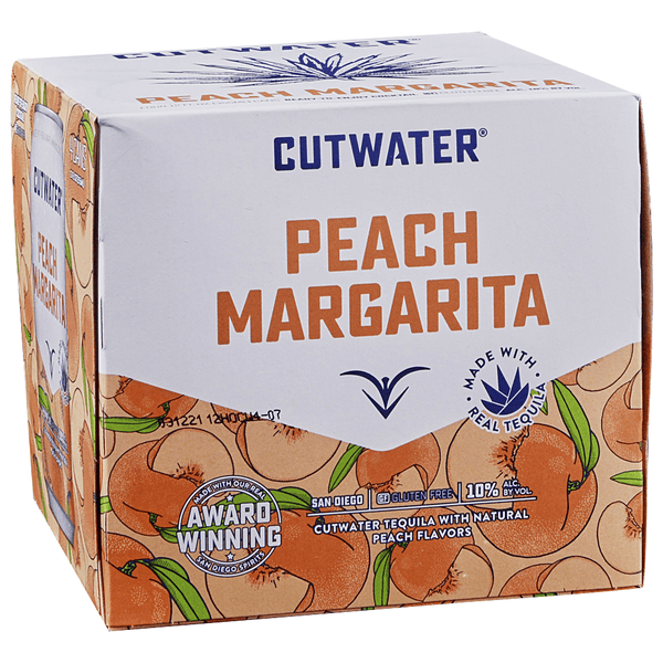 CUTWATER PEACH MARGARITA 4PK1