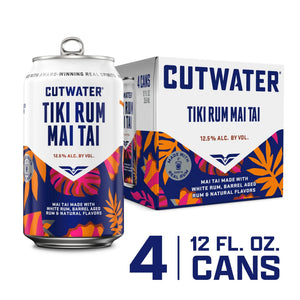 CUTWATER TIKI RUM MAI TAI 4PK