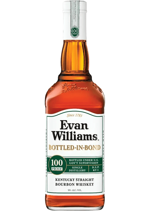 EVAN WILLIAMS BOURBON WHITE LABEL 100 P 750