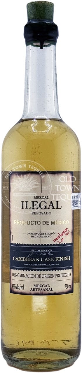 ILEGAL MEXCAL REPOSADO CARIBBEAN CASK 750ML