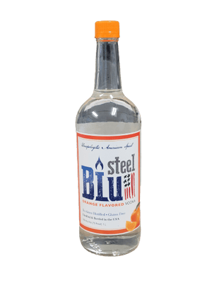 STEEL BLU ORANGE VODKA 1L