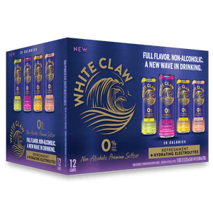 WHITE CLAW 0% VARIETY NA 12PK