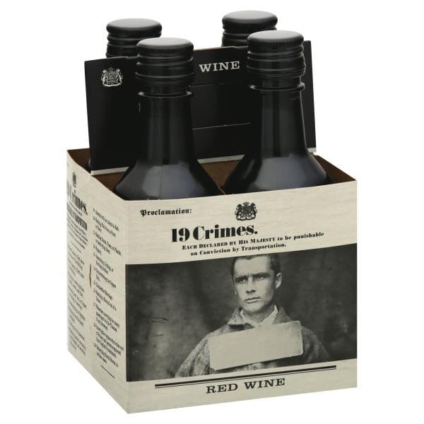 19 CRIMES RED BLEND 4PK