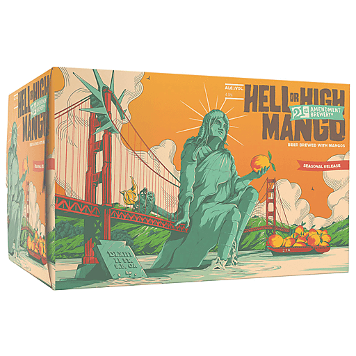 21ST AMENDMENT HELL OR HIGH MANGO 6PK