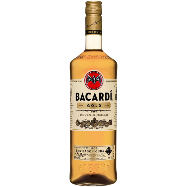 BACARDI RUM GOLD 1LTR