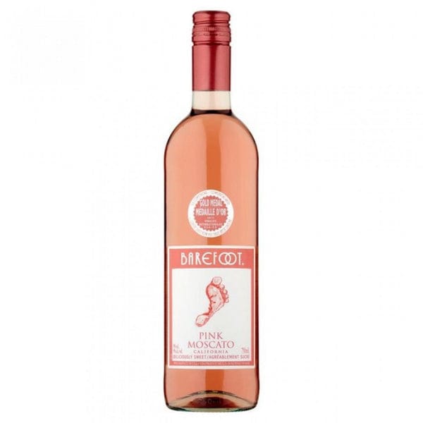 BAREFOOT MOSCATO PINK 750ML