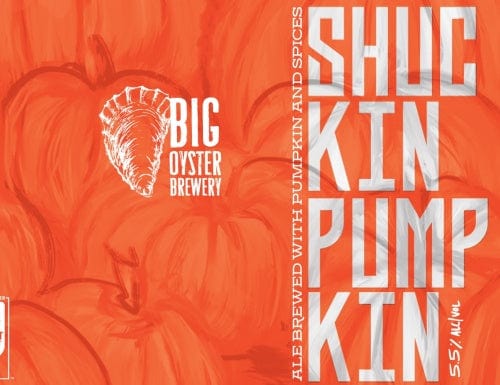 Big Oyster Shuckin' Pumpkin 4pk 16oz cans