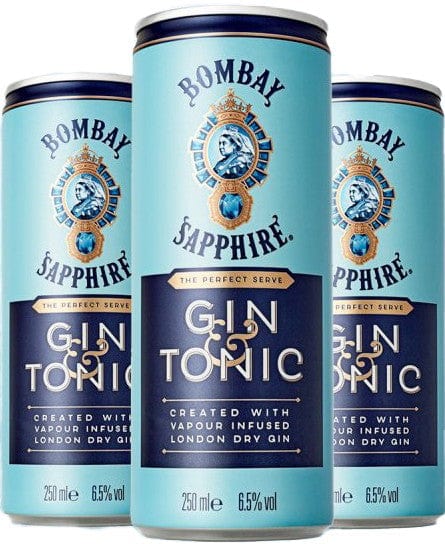 BOMBAY SAPPHIRE GIN & TONIC 4PK