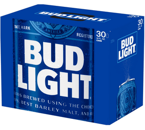 BUD LIGHT - 30pk 12 OZ CAN