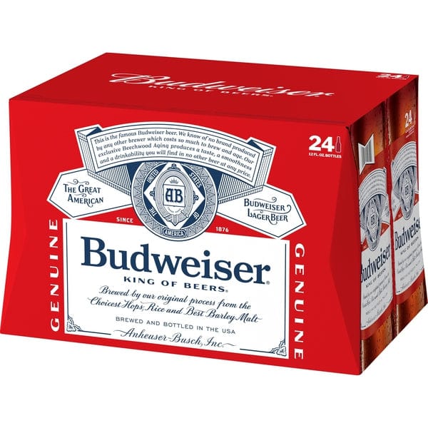 BUD - LOOSE BOTTLE 24pk 12oz