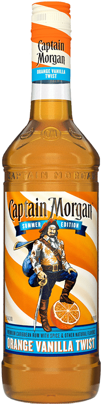 CAPTAIN MORGAN RUM ORANGE VANILLA TWIST 750ML