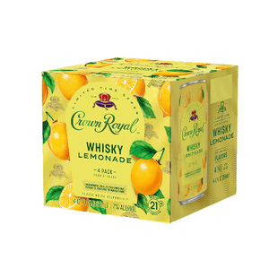 CROWN ROYAL RTD WHISKY LEMONADE 4PK