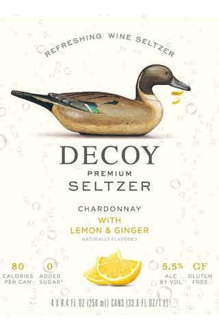 DECOY SELTZER LEMON & GINGER 4PK