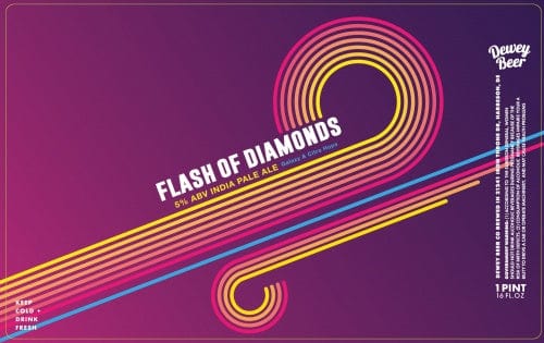DEWEY BEER CO FLASH OF DIAMONDS 4PK