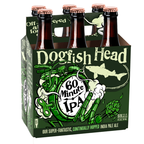 DOGFISH 60 MINUTE IPA 6PK 12oz bottles
