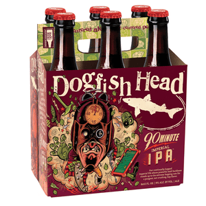 DOGFISH 90 MINUTE IPA 6PK 12oz bottles