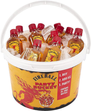 FIREBALL CINNAMON WHISKY PARTY BUCKET 20 PACK 50ML