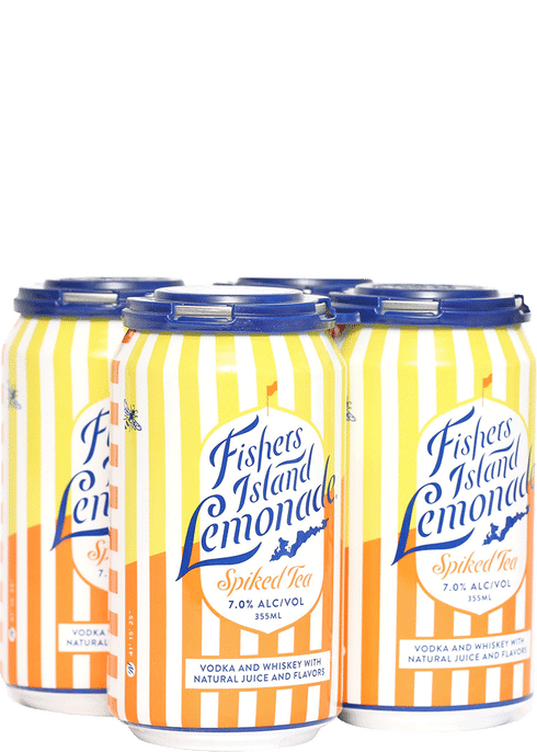 FISHERS ISLAND LEMONADE SPIKED TEA 4PK
