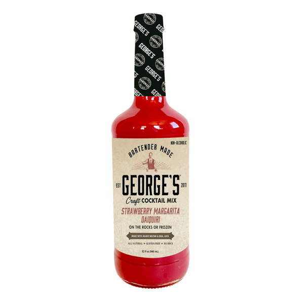 GEORGE'S COCKTAIL MIX STRAWBERRY 32OZ