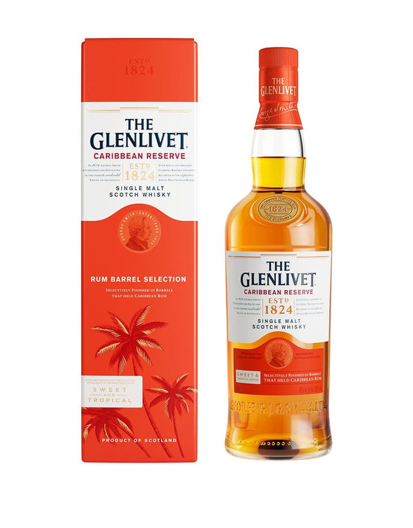 GLENLIVET CARIBBEAN RESERVE 750ML