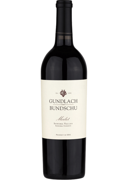 GUNDLACH BUNDSCHU MERLOT 750ML