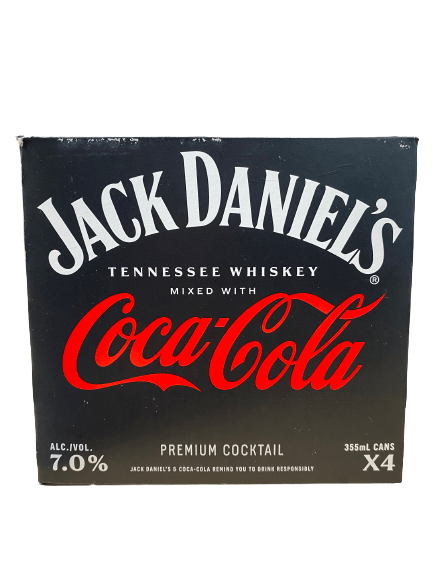 JACK DANIELS RTD WHISKEY COCA COLA 4PK