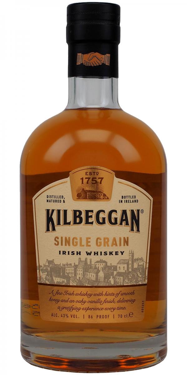 KILBEGGAN IRISH WSKY SGL GRAIN 86 750ML