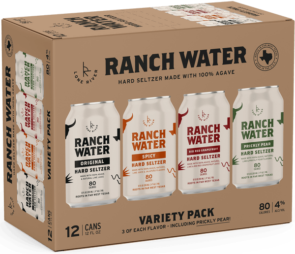 LONE RIVER RANCH WATER 12PK VARIETY