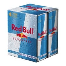 RED BULL SUGAR FREE 4pk