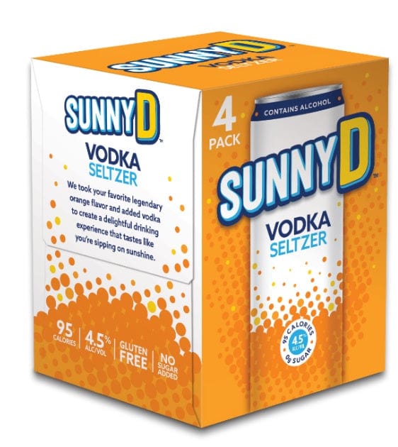 SUNNY D VODKA SELTZER 4PK