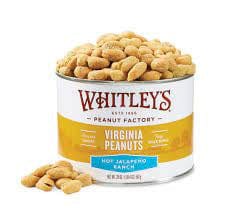 WHITLEYS HOT JALAPENO RANCH PEANUTS