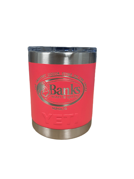 YETI BANKS LOWBALL 10oz Coral Pink